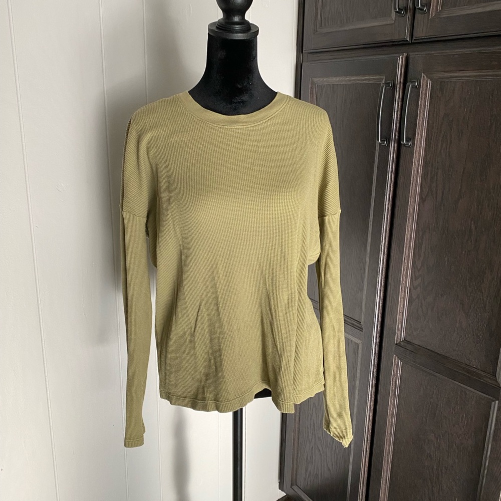 Madewell waffle knit top